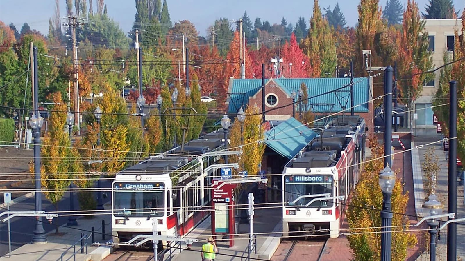 Hillsboro MAX corridor and orchard-edge westside skyline