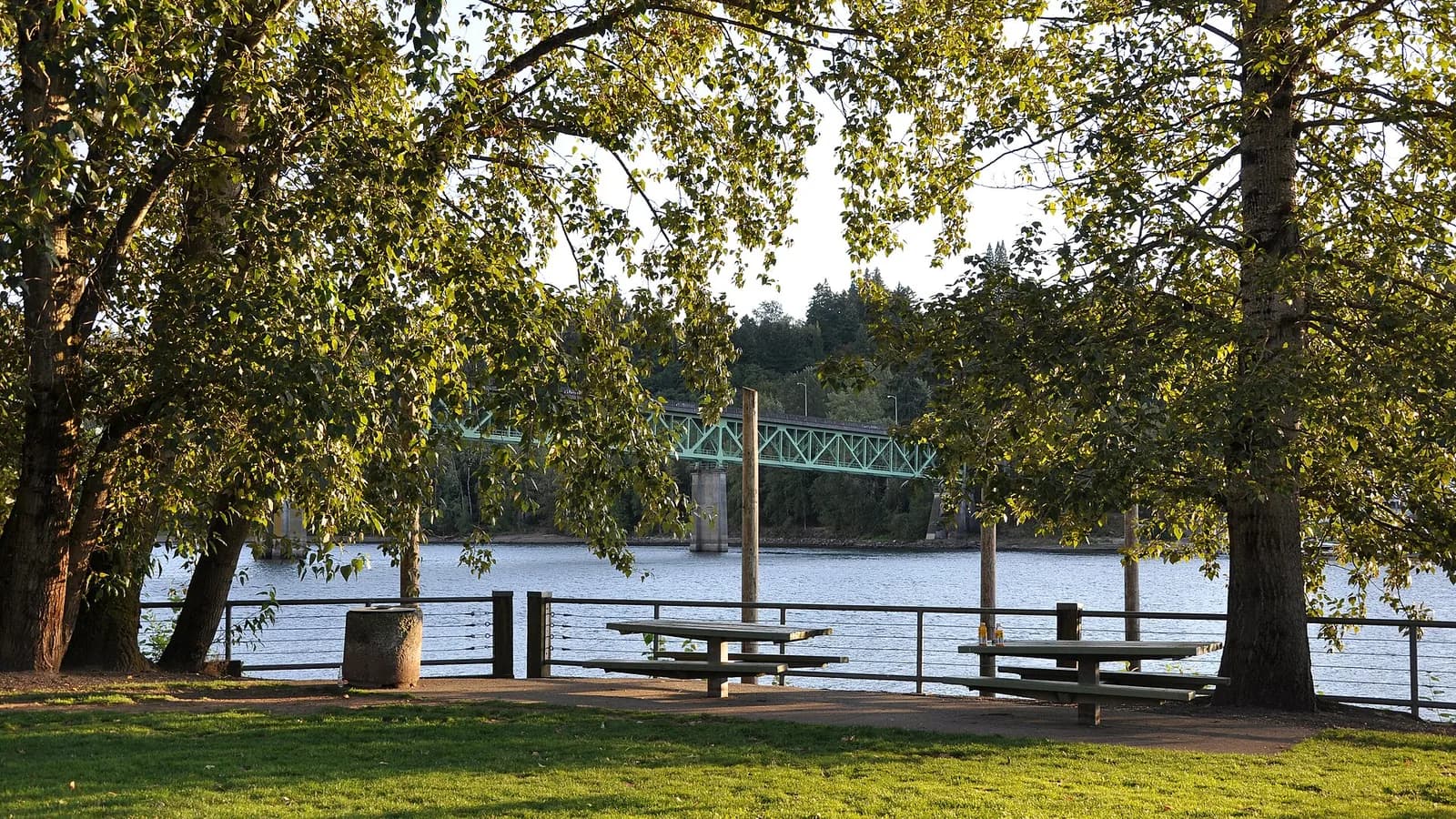 Milwaukie riverfront park along the Willamette