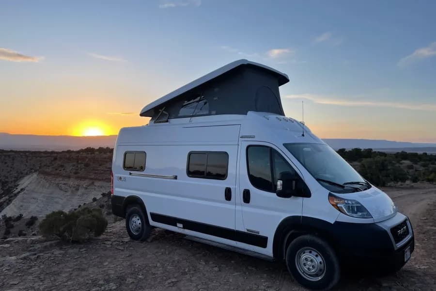 2022 Winnebago Solis Class B RV rental in Portland Oregon — exterior