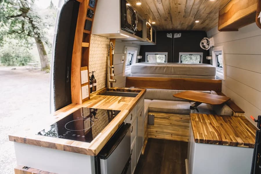 Meet Arbor! Mercedes Sprinter - Insulated for All 4 Seasons Class B RV rental in Portland Oregon — exterior