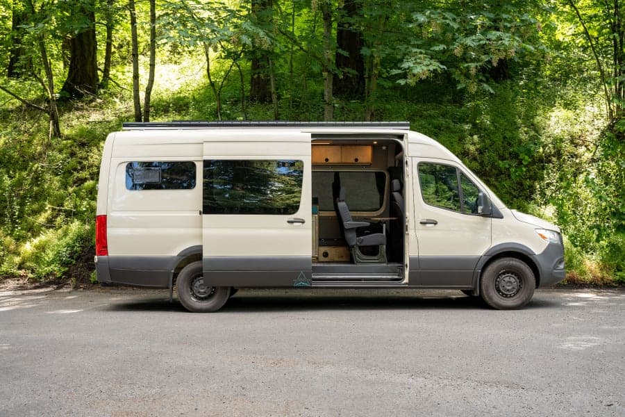 Funner Class B RV rental in Portland Oregon — exterior