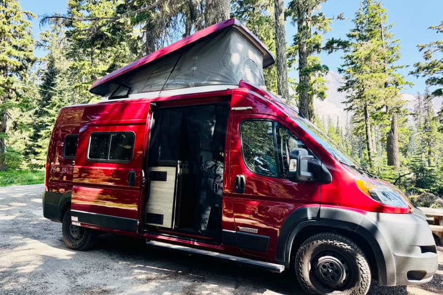 The Wanderer Class B RV rental in Portland Oregon — exterior
