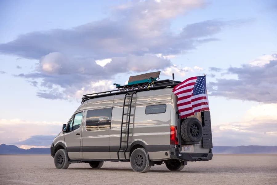 Professionally Built & Fully Upfitted Sprinter Class B RV rental in Portland Oregon — exterior